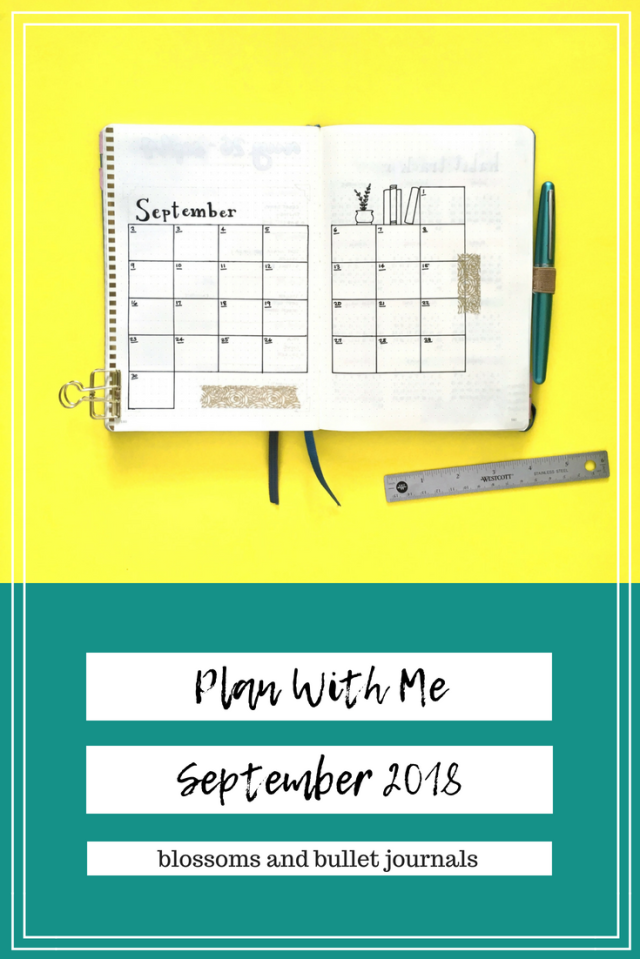 Plan With Me | Bullet Journal Setup for September 2018