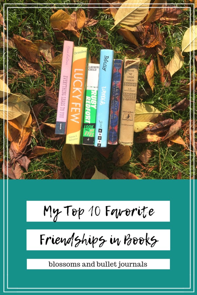 My Top 10 Favorite Friendships in Books